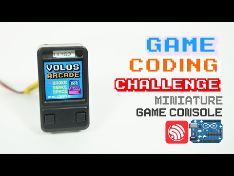 First Coding Challenge  and Miniature Game Console (ESP32 & Arduino)