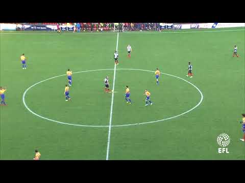 Lee Angol scores the equaliser at Grimsby, 26Dec2017