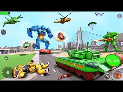 Police Tank Robot Transform 3D-Android Gameplay #2023