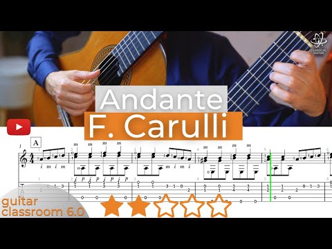 Carulli: Andante Op. 27 No. 18 - Free Classical Guitar Sheet Music & Tips