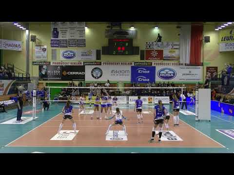 Zuzanna Górecka Outside Hitter Polish League 2018-2019 nr 4 blue shirt