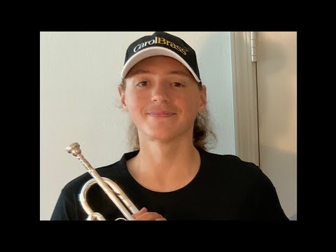 Texas All-State 2021-2022 ATSSB Trumpet Voxman Etude Largo Cantabile Gatti played by Brad Swanson