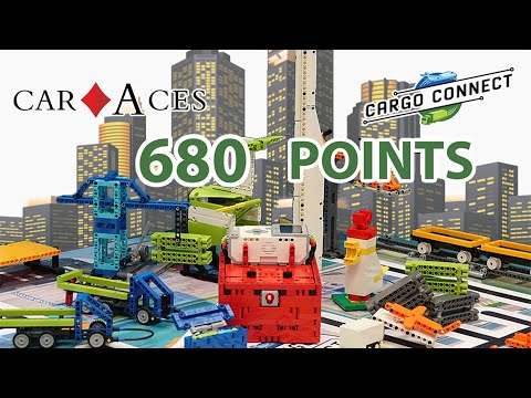 680 Points Robotgame | Cargo Connect | FLL | CaroAces
