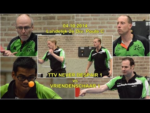 TMC: TTV Never Despair 1 vs  Vriendenschaar 1 - 04.10.2014