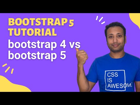 Bootstrap5 Bangla Tutorial 4 : bootstrap 4 vs bootstrap 5