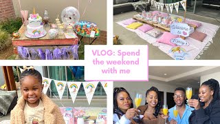 VLOG: NAILS|MERCY’s 5th BDAY PARTY during Lockdown | Friends BDAY |Spend the weekend with me