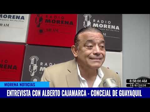 Entrevista  #radiomorena al Concejal (a) Dr. @albertocajamarca  Director D1 Guayas RC Parte 4