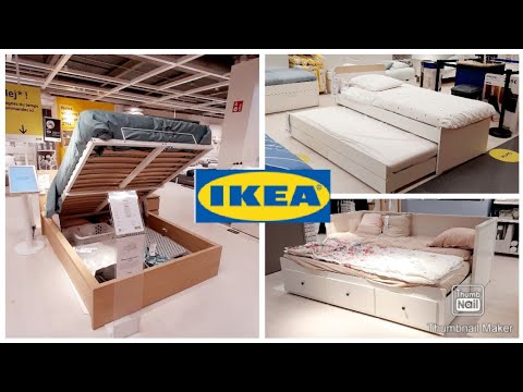 IKEA LIT COFFRE LIT SIMPLE CHEVET COMMODE CHAMBRE À COUCHER