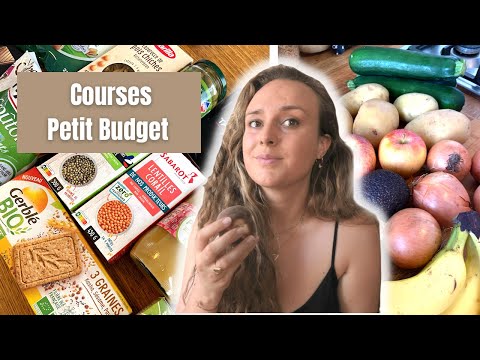 Retour de Courses Petit Budget | 25€ par personne pour la semaine