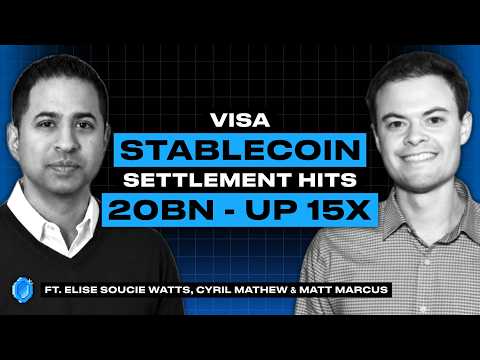 Visa Stablecoin Settlement Hits $20BN – Up 15X