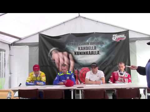 Lehdistötilaisuus Joensuun Maila - Alajärven Ankkurit - ottelusta 16.7.2015