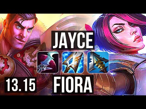 JAYCE vs FIORA (TOP) | 11 solo kills, Legendary, 14/2/4, 500+ games | NA Grandmaster | 13.15