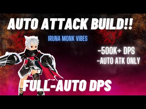 Toram Online- Full Auto Attack DPS Build! T5 Knuckle Insane Asura Aura Only Guide!