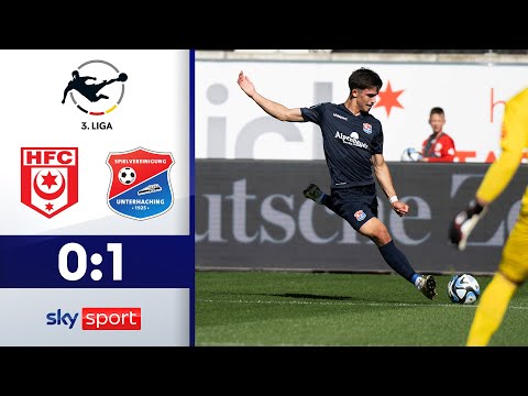 Halle verpasst essenzielle Punkte! | Hallescher FC - SpVgg Unterhaching | Highlights - 3. Liga 23/24