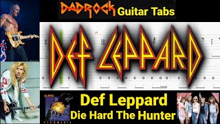 Die Hard The Hunter - Def Leppard - Lead Guitar TABS Lesson