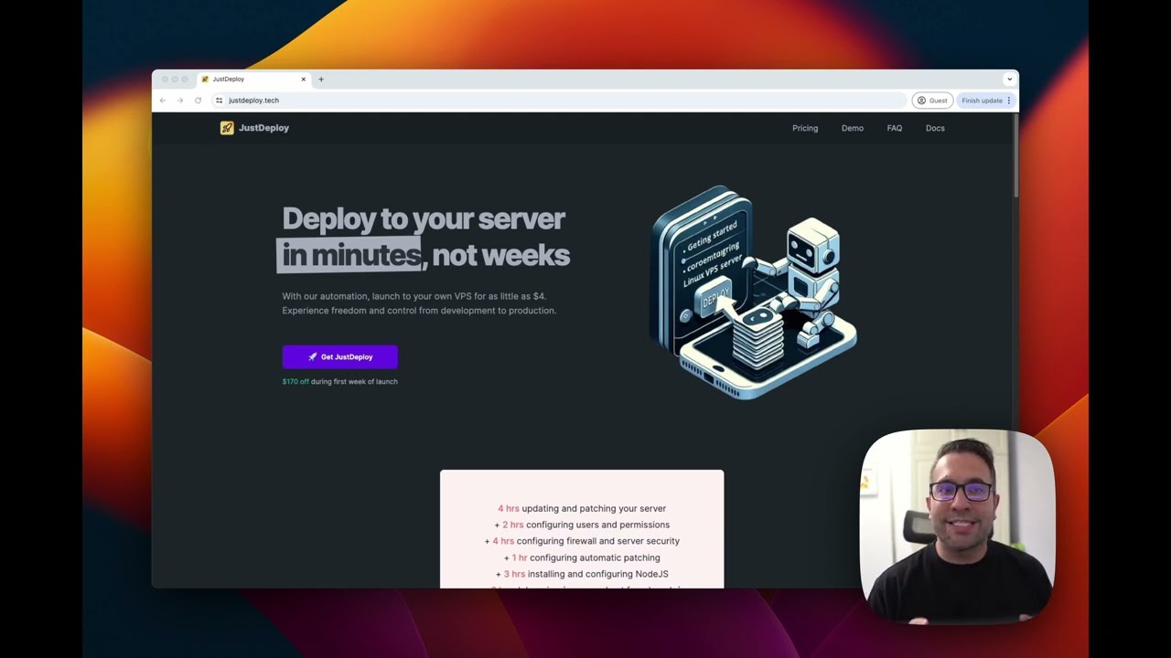 JustDeploy demo video