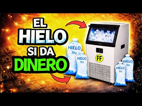 Negocio Rentable del Hielo Gana Dinero Desde Casa con una Máquina Sencilla