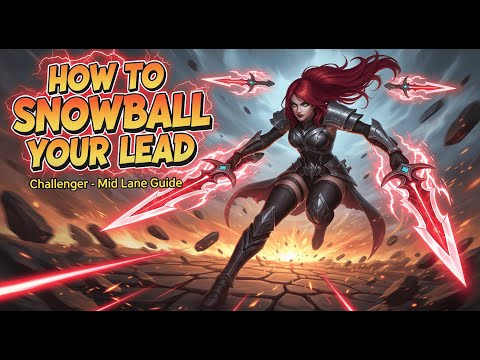 How to Snowball and Carry Every Game│Katarina Mid Guide │League of Legends 2025 Educational Gameplay