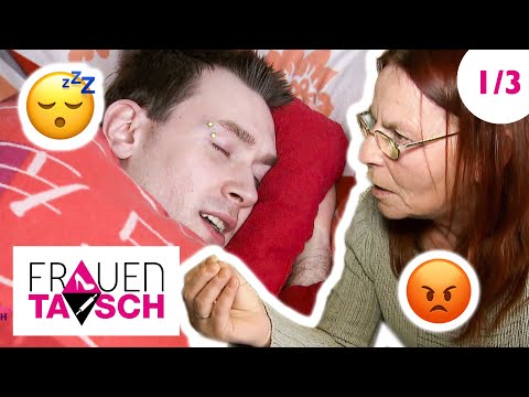 Sleeping instead of working and cleaning - 1/3 - Lazybones vs. Workaholic | Wife Swap