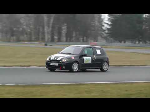 Justyna Krzymicka | Just4Fit, Renault Clio Sport - II SuperOES Tor Poznań - 17.02.2018