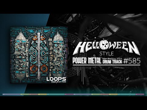 Power Metal Drum Track / Helloween Style / 150 bpm