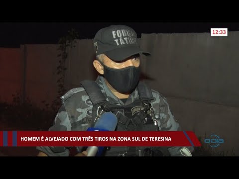 Homem é alvejado com três tiros na zona sul de Teresina 24 03 2021