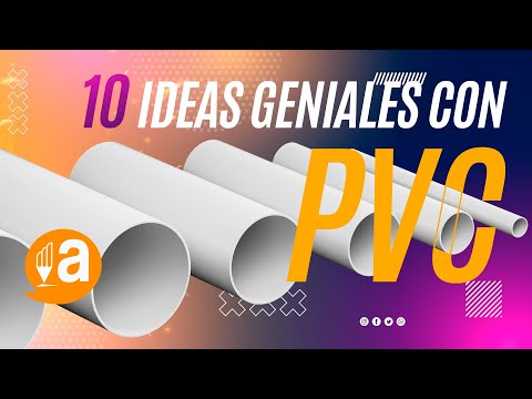 10 IDEAS GENIALES CON TUBOS P.V.C PARTE 1// AMANCIO SANCHEZ TV