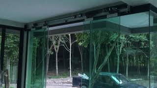 ประตูเลื่อนอัตโนมัติ บานเปลือย