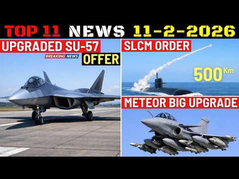 Indian Defence Updates : Upgraded Su-57 Offer,500 Km SLCM Order,Tejas MK2 Side Stick,Meteor Upgrade