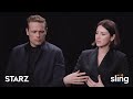 Caitriona Balfe and Sam Heughan Talk Sex Scenes on 'Outlander' - Sling TV Exclusive Interview