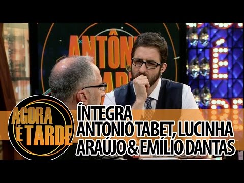 Agora é Tarde 28/08/2014 - Antonio Tabet, Lucinha Araújo e Emílio Dantas (íntegra)