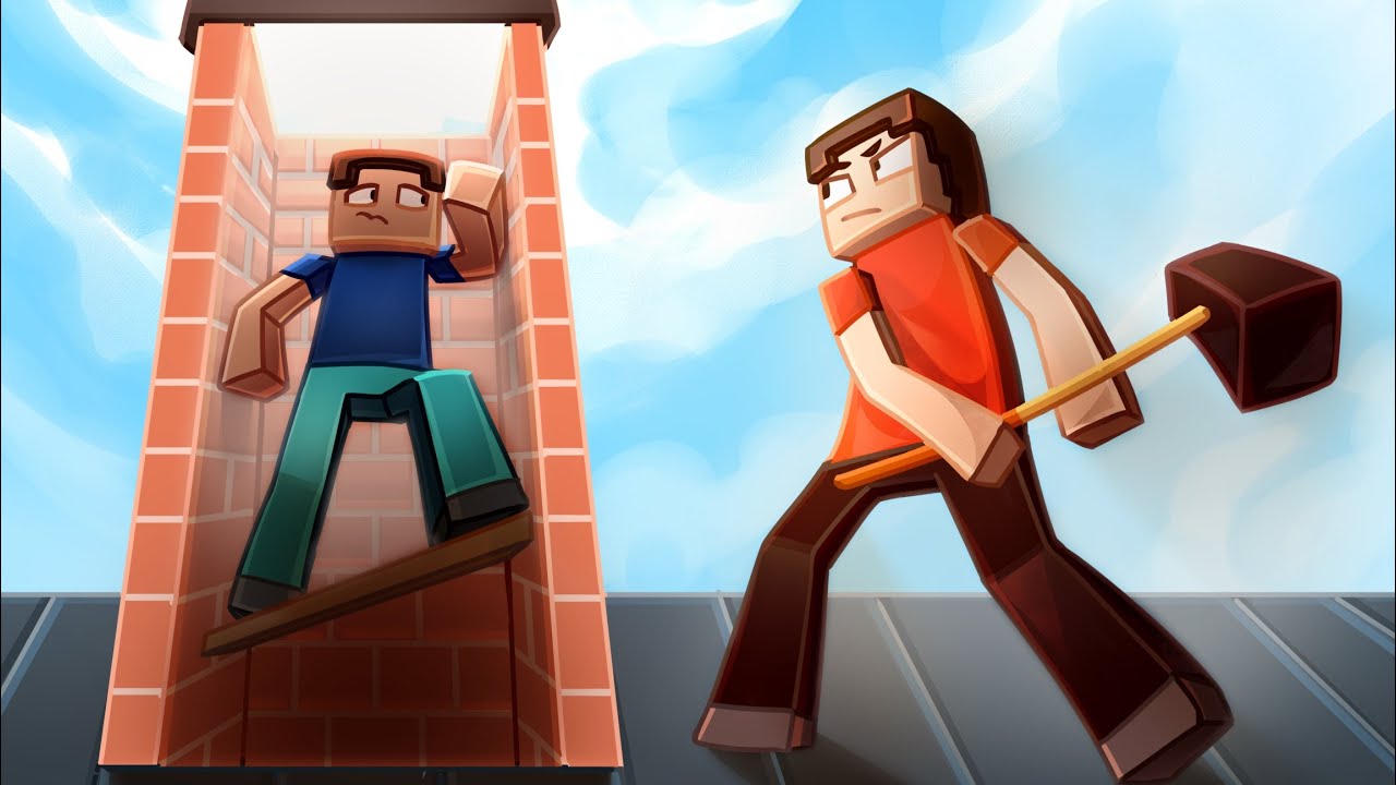 ЗРЯ ОН СПРЯТАЛСЯ В ТРУБЕ!!! УГАРНЫЕ ПРЯТКИ С РАЗРУШЕНИЯМИ!!!