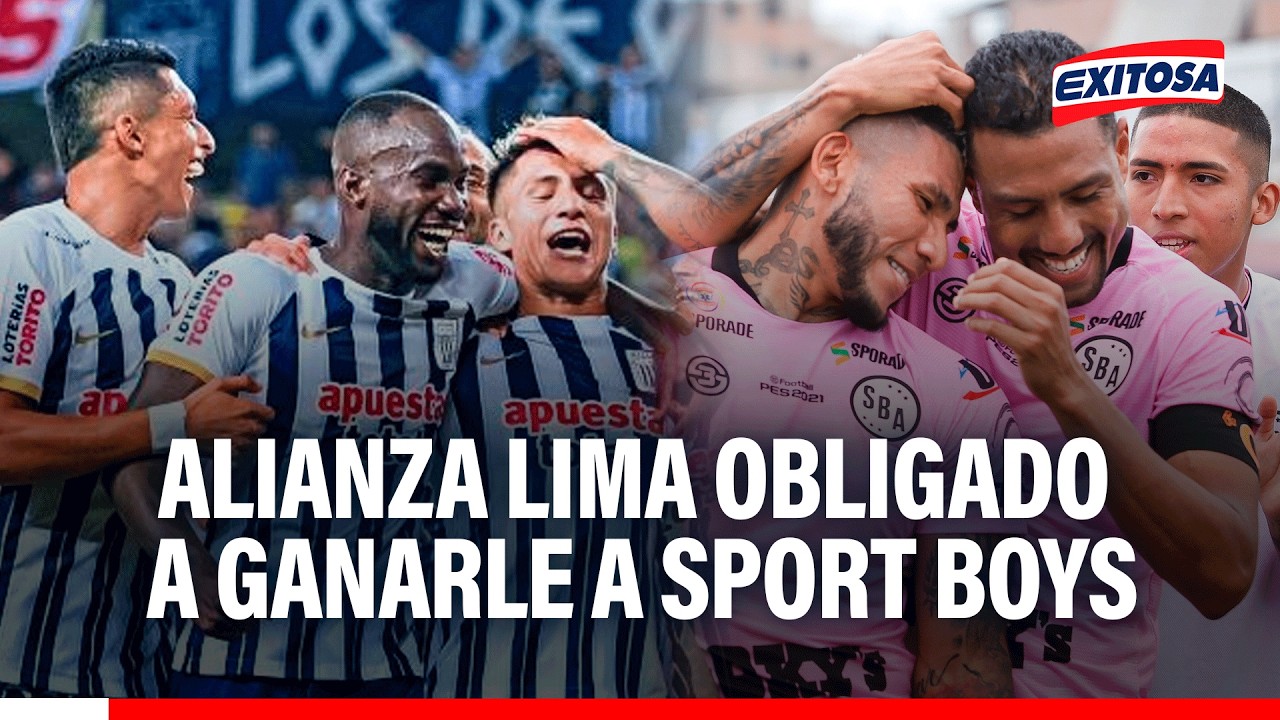 🔴🔵 Alianza Lima quedaría fuera de la lucha por el Apertura si no le gana a Sport Boys, afirma Jean