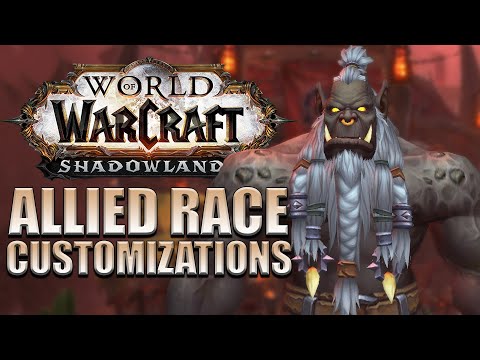 UPDATED Allied Race Customization Options | Shadowlands Beta