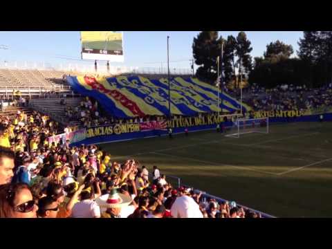"Los Rompe Canchas en San José, America vs Puebla 5-1" Barra: Ritual Del Kaoz • Club: América