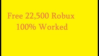 22500 Robux Free मफत ऑनलइन वडय - 