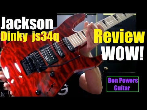 Jackson JS34Q Dinky DKAM 2023 - Red Quilt image 12