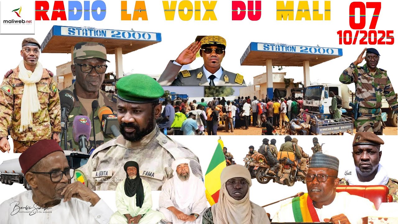 La Revue de Presse de la RADIO LA VOIX DU MALI du 08 Octobre 2025