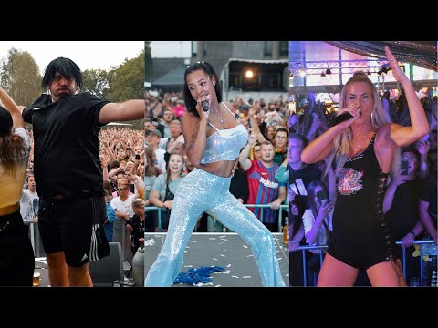 10 Stunden drei verschiedene Auftritte mit Paul und Danny Hinter der Kamera.