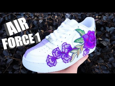FLORAL AIR FORCE 1 CUSTOM! - Jordan Vincent