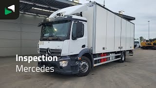شاحنة مقفلة Mercedes-Benz Actros 1827 4X2 18tonner 2000kg Ladebordwand box heating Xenon A | صورة 4 - Autoline