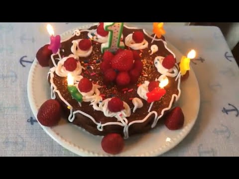 Happy Birthday Aaron/ How to make easy First Birthday Cake at home