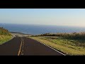 Breath-taking Waimea Canyon Drive【4K】with setting sun