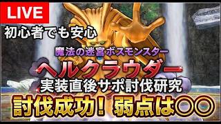 【ドラクエ10生配信No.312】ヘルクラウダー 実装同時に討伐に挑む【弱点みせます】