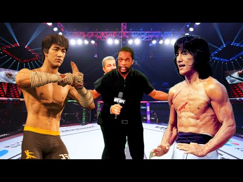 Old Bruce Lee vs. Jackie Chan - EA Sports UFC 4