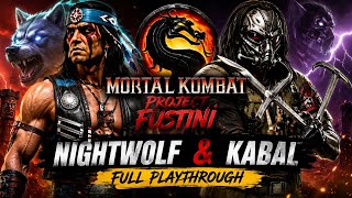 ⚡ Nightwolf & Kabal DESTROY Everyone! | Mortal Kombat Project Fustini