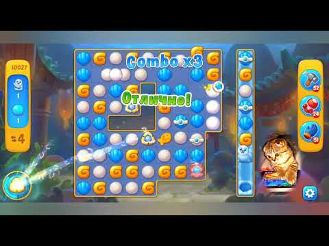 Fishdom 2022, no Boosters,  10027  level  -  прохождение без бустеров,  10027  уровень.