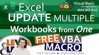 Excel Update Multiple Workbooks from One | VBA Macro #26