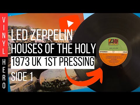 Led Zeppelin - Houses Of The Holy - 1973 UK 1st Full Album (Side 1) #ledzeppelin #vinyl #fullalbum