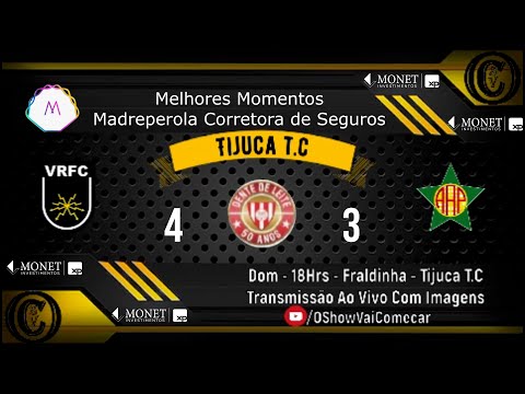Melhores Momentos Madreperola Volta Redonda 4 x 3 Portuguesa - Fraldinha - Tijuca T.C